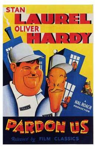 Pardon Us Movie Poster Print