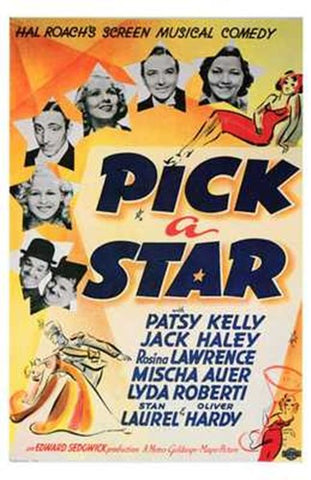 Pick a Star Movie Poster Print