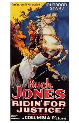 Ridin' for Justice Movie Poster Print