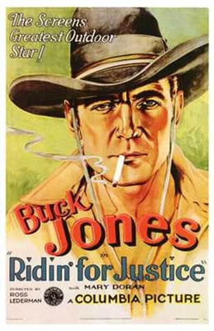 Ridin' for Justice Movie Poster Print