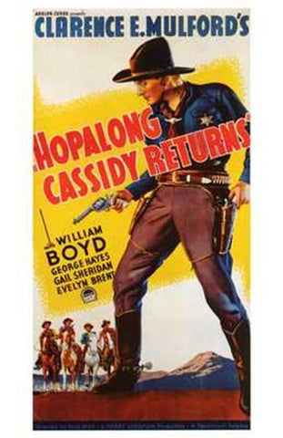 Hopalong Cassidy Returns Movie Poster Print