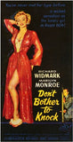 Don't Bother to Knock Movie Poster Print
