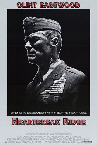 Heartbreak Ridge Movie Poster Print