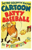 Batty Baseball Movie Poster Print
