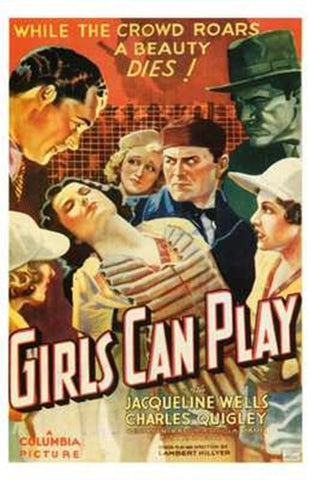 Girls Can Play Movie Poster Print