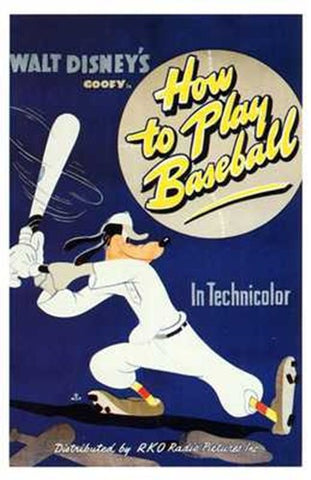 How to Play Baseball Movie Poster Print