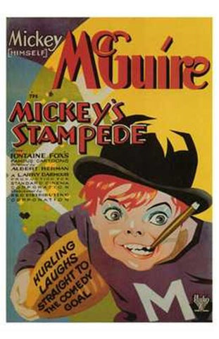 Mickey's Stampede Movie Poster Print