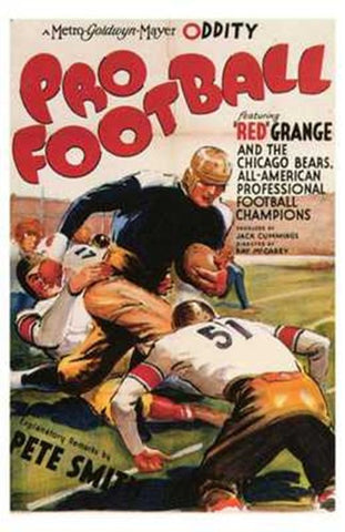 Pro Football Movie Poster Print