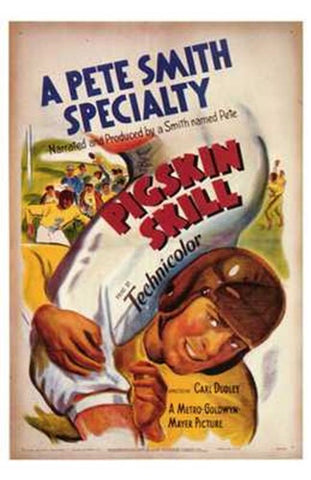 Pigskin Thrill Movie Poster Print