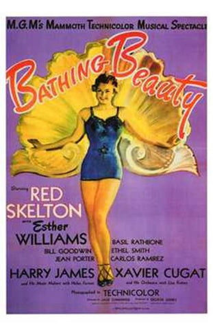 Bathing Beauty Movie Poster Print