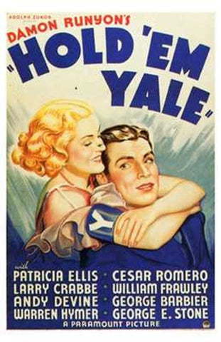 Hold 'Em Yale Movie Poster Print