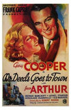 Mr Deeds Goes to Town Movie Poster Print