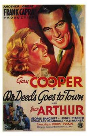 Mr Deeds Goes to Town Movie Poster Print