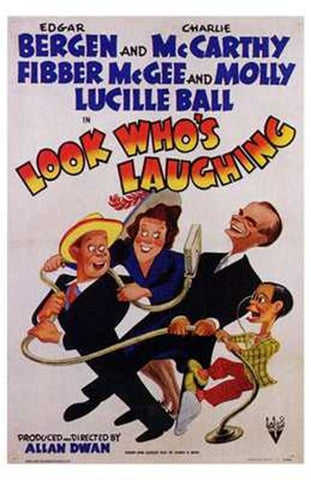 Look Who's Laughing Movie Poster Print