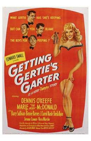 Getting Gertie's Garter Movie Poster Print