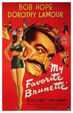 My Favorite Brunette Movie Poster Print