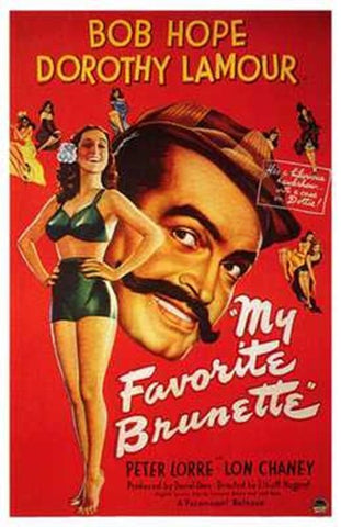 My Favorite Brunette Movie Poster Print