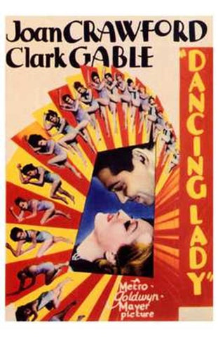 Dancing Lady Movie Poster Print