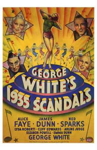 George White's 1935 Scandals Movie Poster Print
