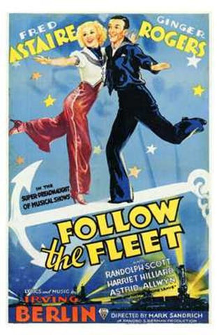 Follow the Fleet Movie Poster Print