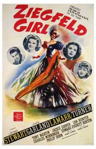 Ziegfeld Girl Movie Poster Print