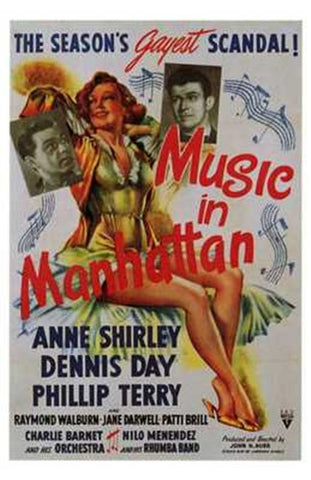 Music in Manhattan Movie Poster Print