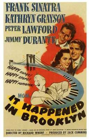 it Happened in Brooklyn Movie Poster Print