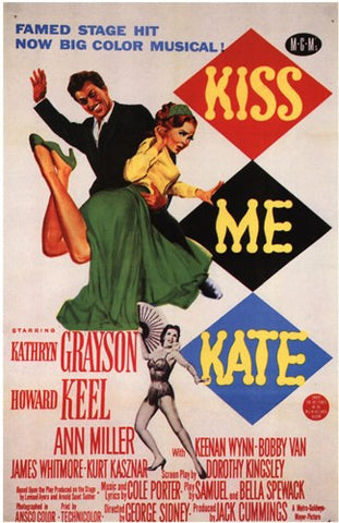 Kiss Me Kate Movie Poster Print