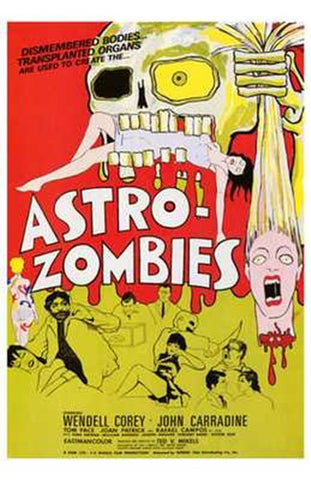 Astro-Zombies Movie Poster Print