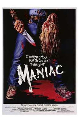Maniac Movie Poster Print