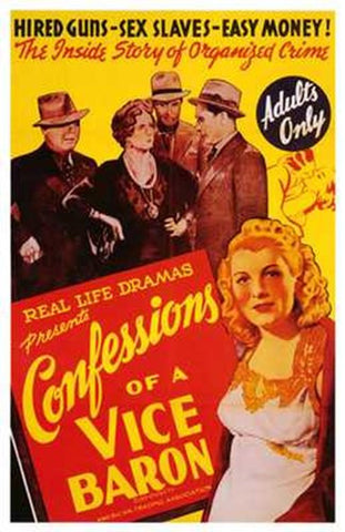 Confessions of a Vice Baron Movie Poster Print