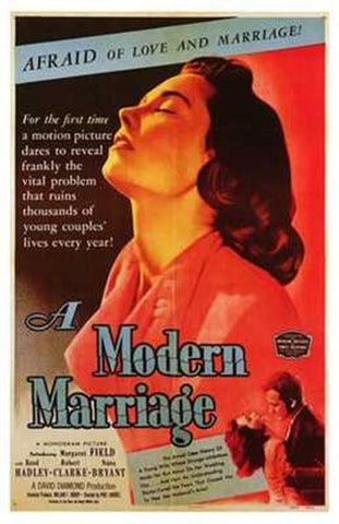 Modern Marriage  a Movie Poster Print
