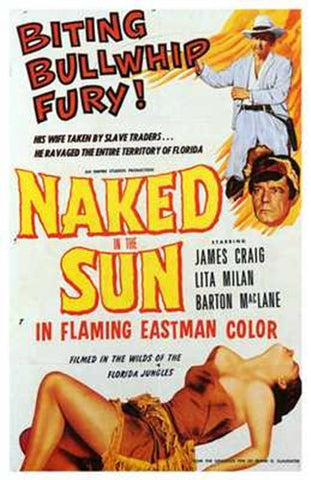 Naked in the Sun Movie Poster Print