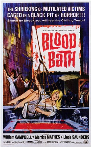Blood Bath Movie Poster Print