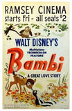 Bambi Movie Poster Print