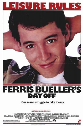 Ferris Bueller's Day Off Movie Poster Print