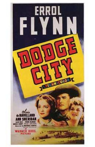 Dodge City Movie Poster Print