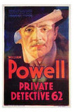 Private Detective 62 Movie Poster Print