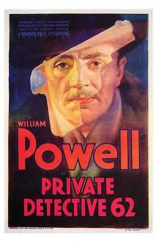 Private Detective 62 Movie Poster Print