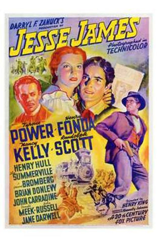 Jesse James Movie Poster Print