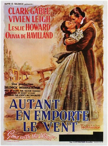 Gone with the Wind Movie Poster Print