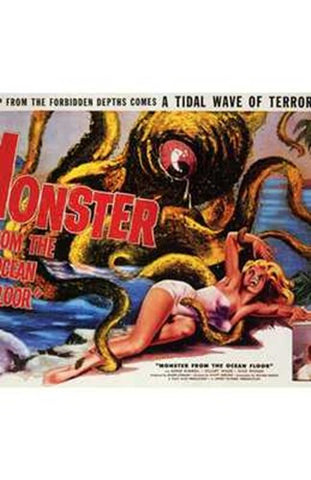 Monster from the Ocean Floor Movie Poster Print