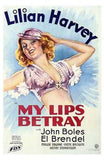 My Lips Betray Movie Poster Print