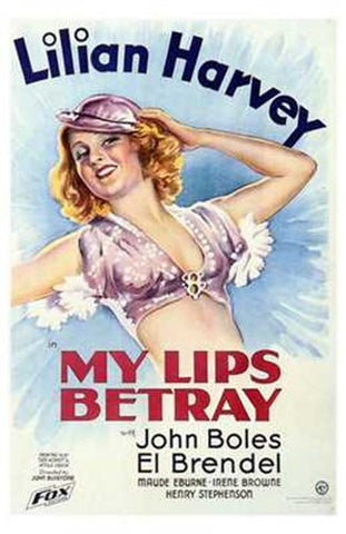 My Lips Betray Movie Poster Print