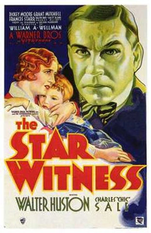 The Star Witness Movie Poster Print