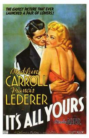 It's All Yours Movie Poster Print