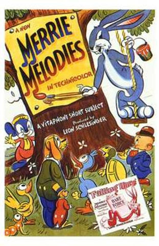 Falling Hare Movie Poster Print