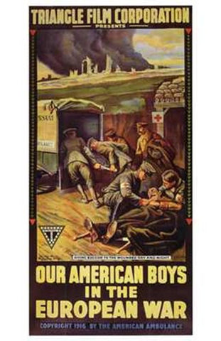 Our American Boys in the European War Movie Poster Print