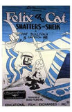 Felix the Cat Shatters the Sheik Movie Poster Print