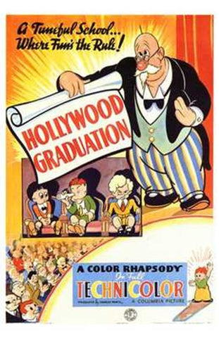 Hollywood Graduation Movie Poster Print